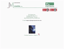Tablet Screenshot of mugarraproteccion.com